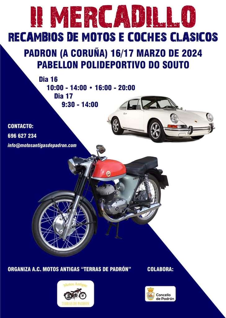 Mercadillo Recambios de Motos e Coches Clásicos